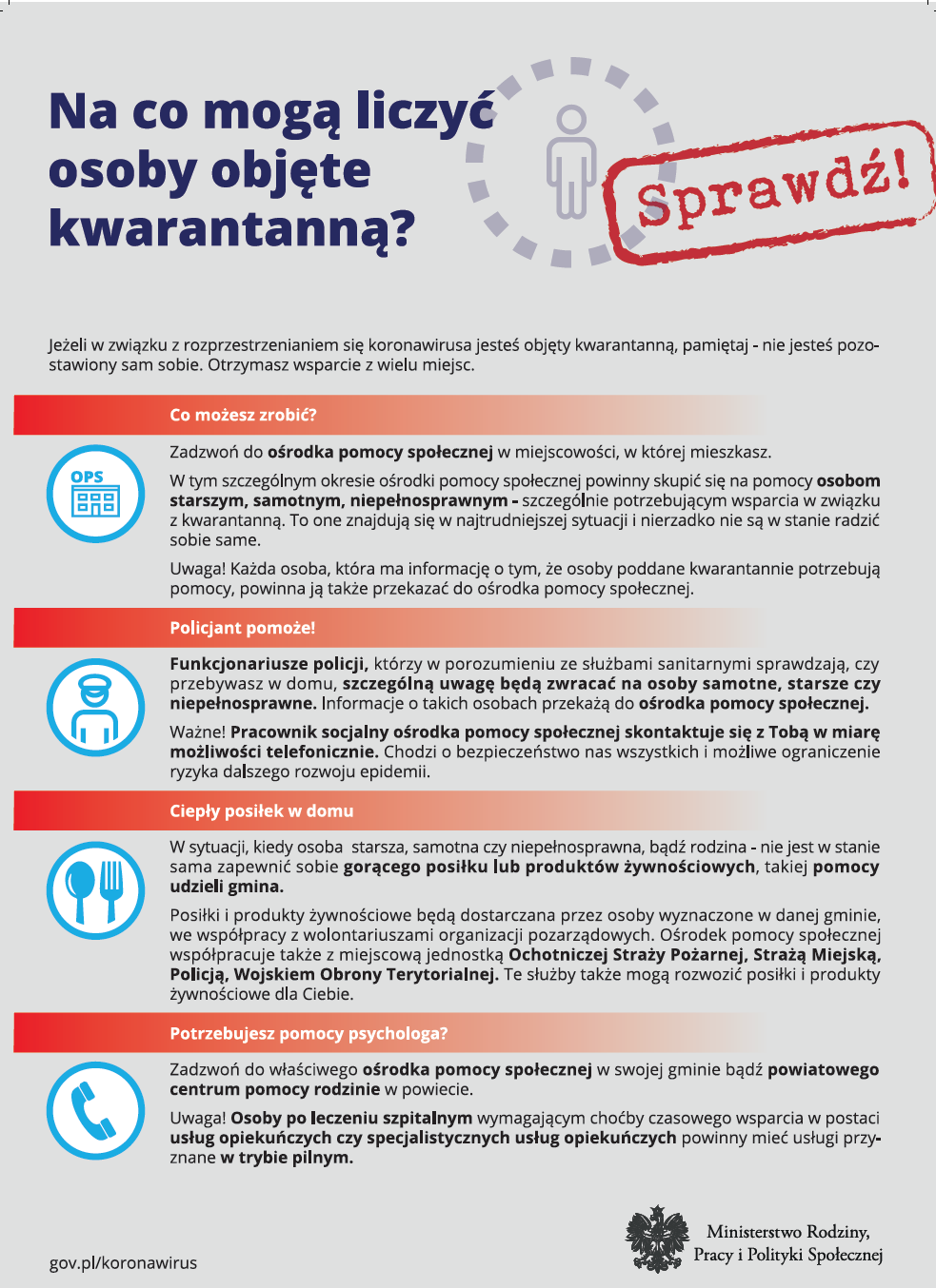 pomoc kwarantanna