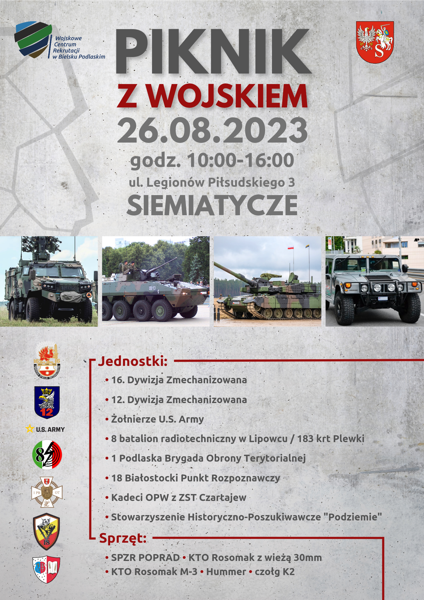 Piknik z wojskiem 26.08.2023 r. Siemiatycze 002