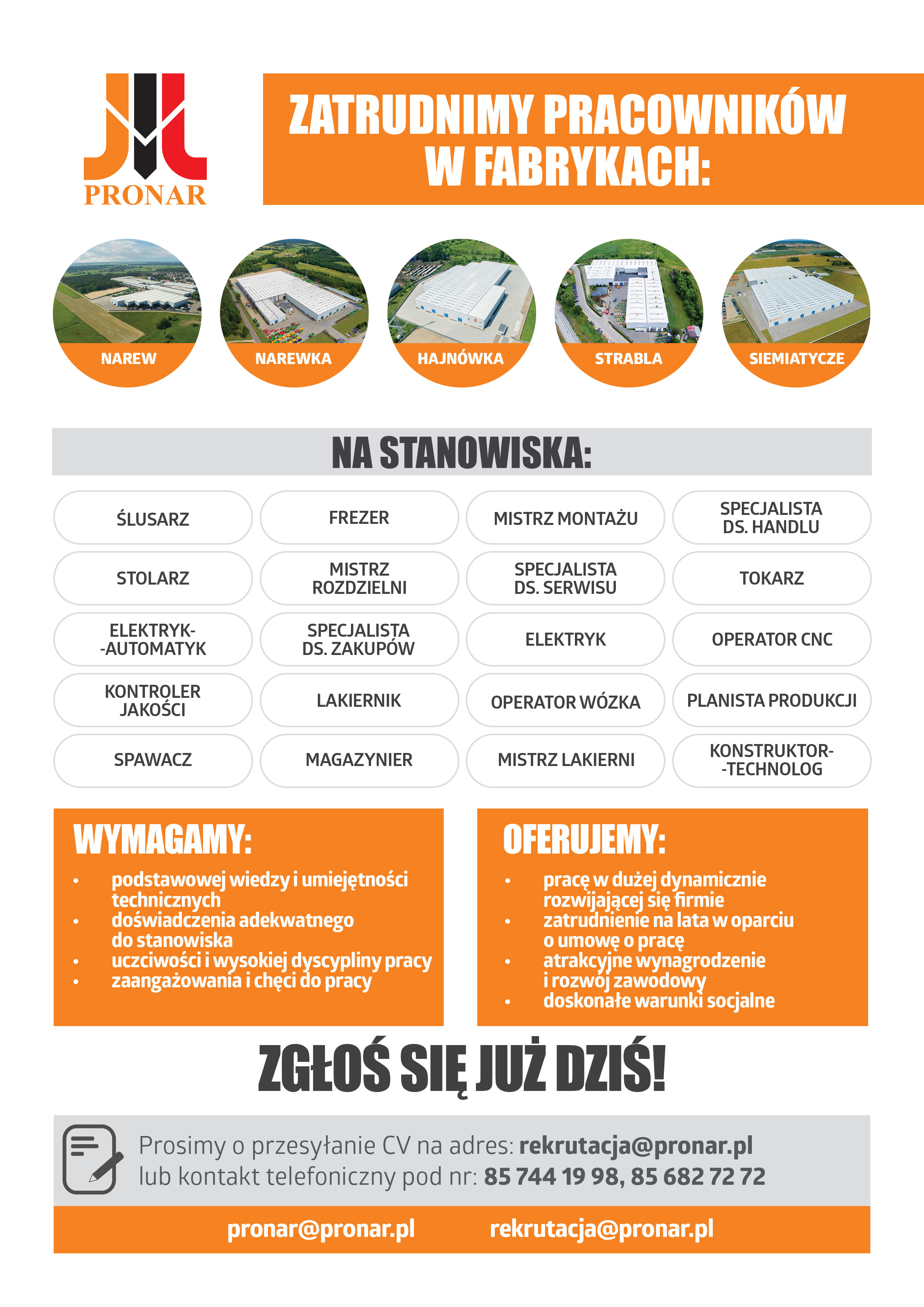 plakat PRONAR 1